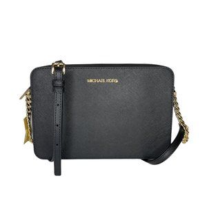 Michael Kors EW Crossbody bag Black Jet Set Large